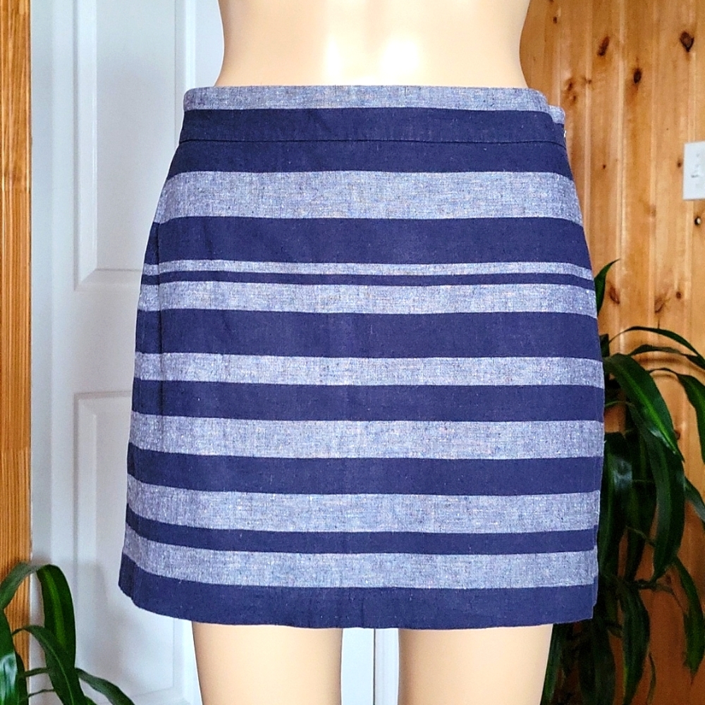 Gap Striped Mini Skirt